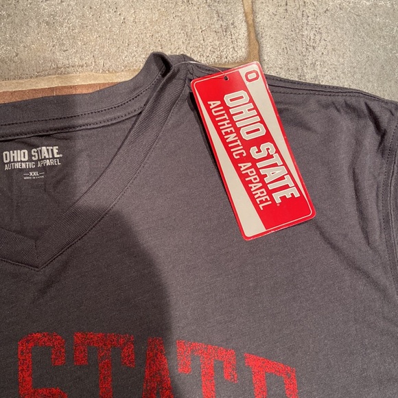 The Ohio State Buckeyes authentic apparel Sz XXL Gray T-shirt NWT - Picture 4 of 8